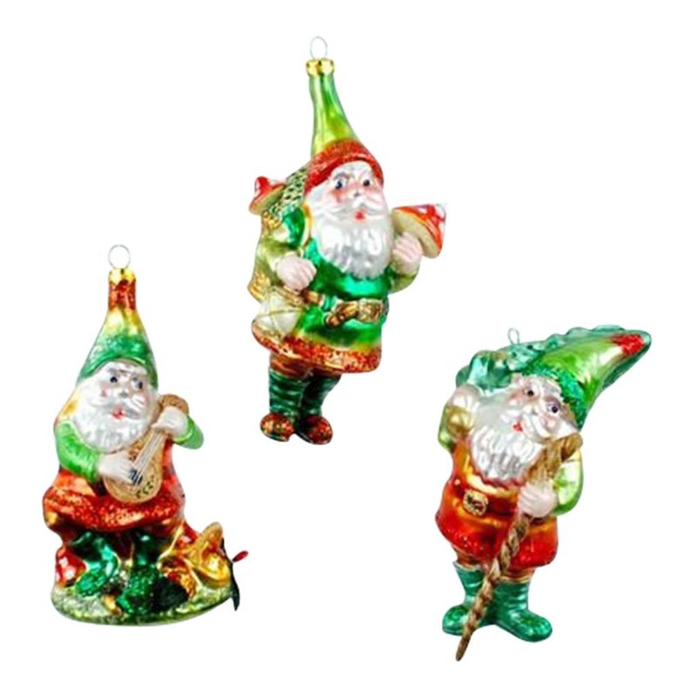 One Hundred 80 Degrees Garden Gnome Mushroom Ornaments